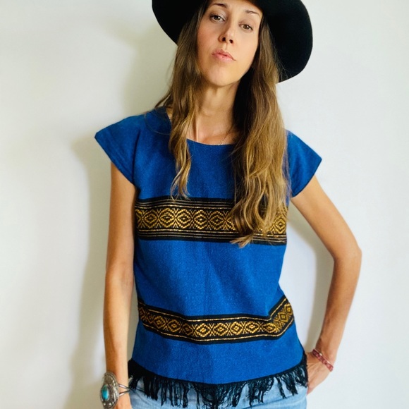 Vintage Oaxaca Top - Picture 1 of 4